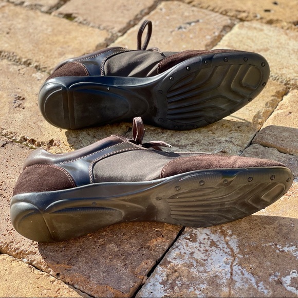 Canali Brown Suede and Leather Sneakers - Picture 6 of 8